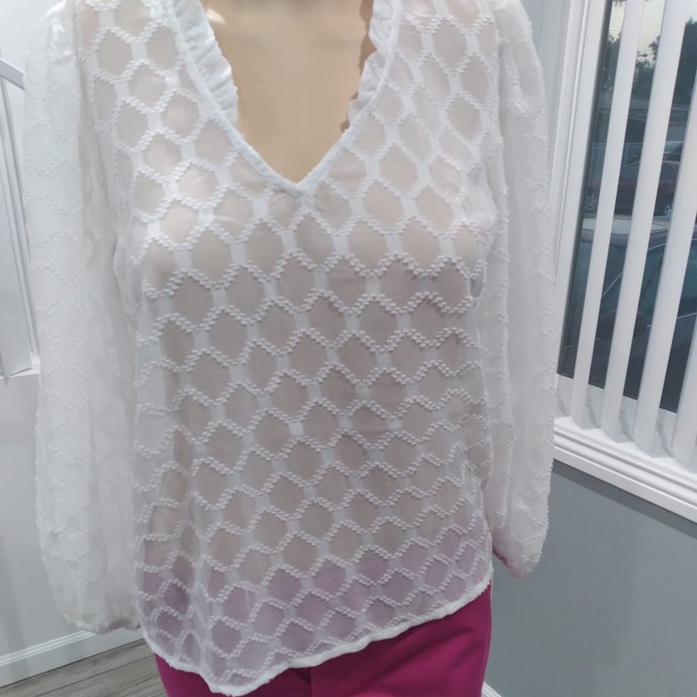 BANANA REPUBLIC white t shirt basic